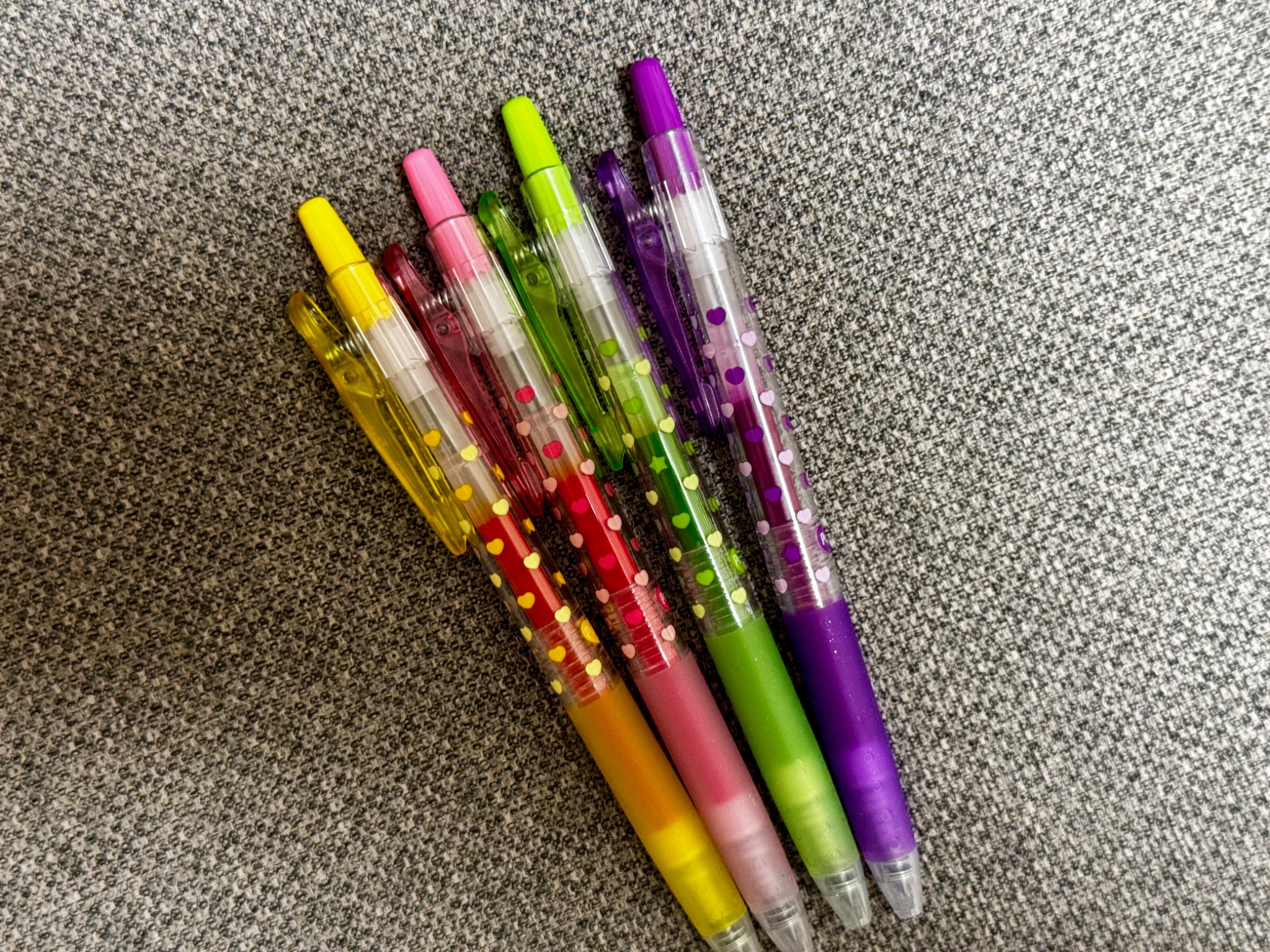 中学受験中の娘がお気に入りで使っているカラフルな文房具
